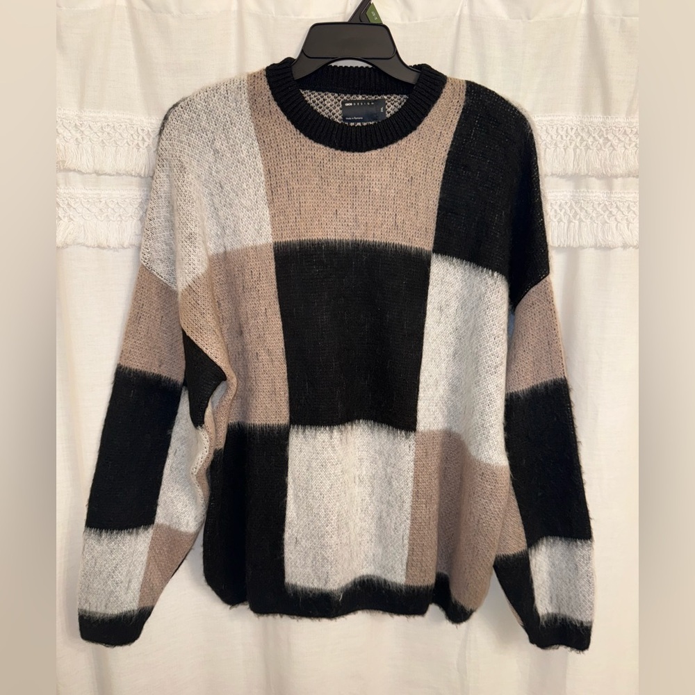 Asos Checkered Pattern Sweater - image 1